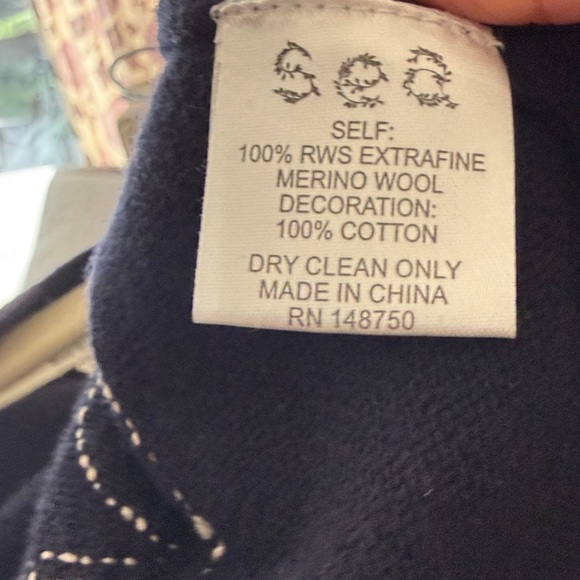 Sea New York Demi French Workwear Knit Cardigan sz M - Picture 6 of 9